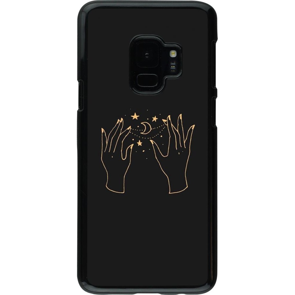Hülle Samsung Galaxy S9 - Grey magic hands