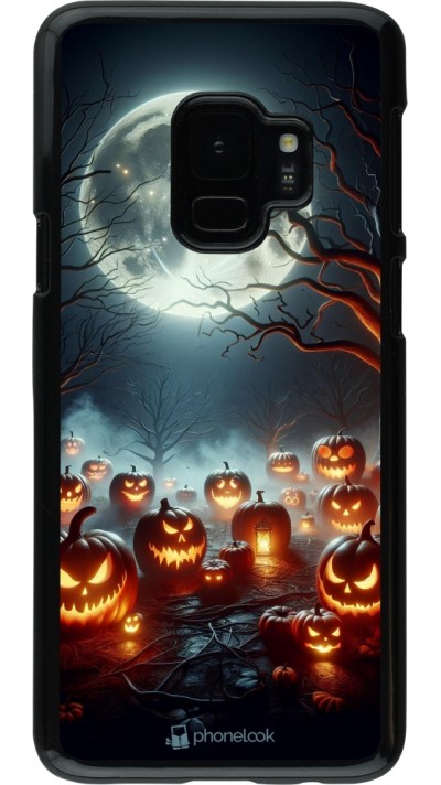 Samsung Galaxy S9 Case Hülle - Halloween 2024 Viele Kuerbisse