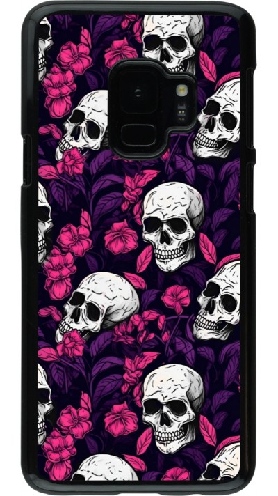 Samsung Galaxy S9 Case Hülle - Halloween 2024 romantic skulls