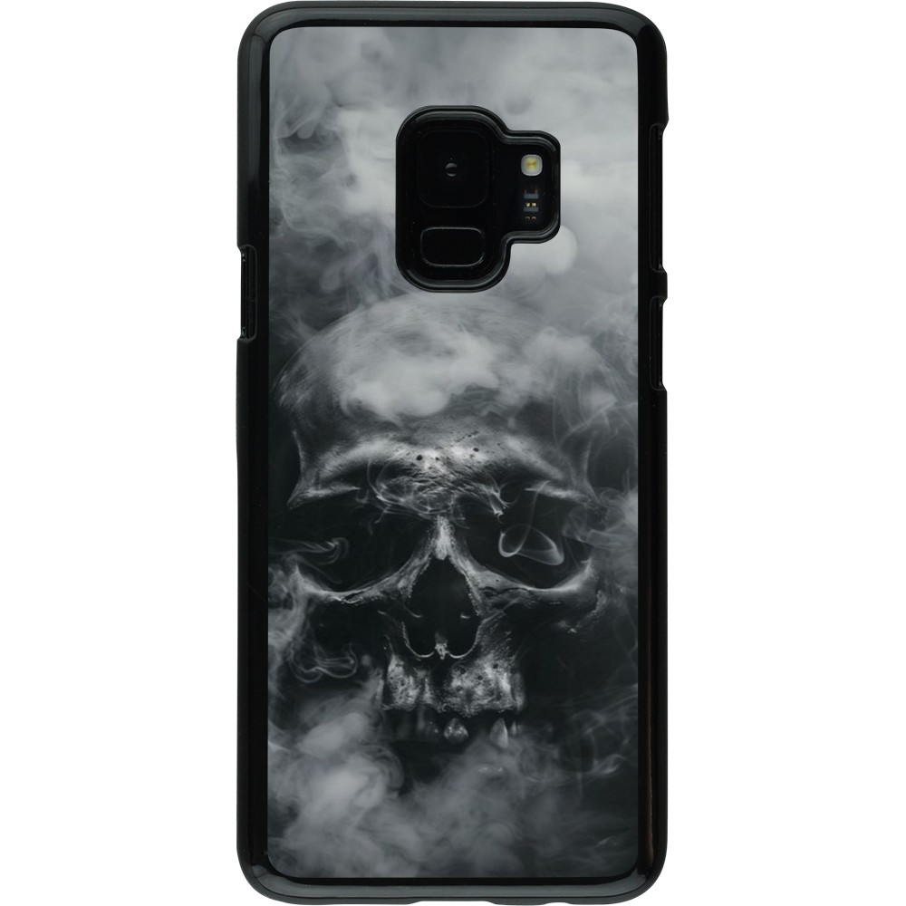 Samsung Galaxy S9 Case Hülle - Halloween 2024 smoky skull
