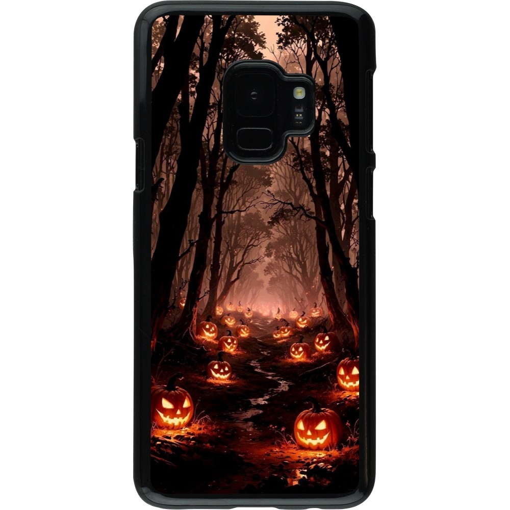 Samsung Galaxy S9 Case Hülle - Halloween 2025 Road of Terrifying Pumpkins
