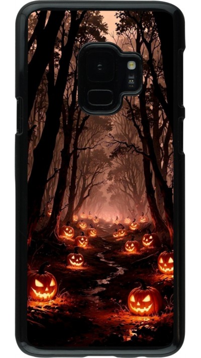 Samsung Galaxy S9 Case Hülle - Halloween 2025 Road of Terrifying Pumpkins