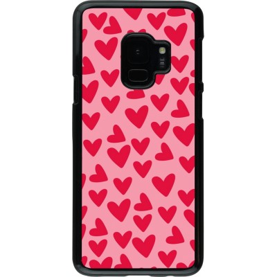 Coque Samsung Galaxy S9 - Mom 2024 petits coeurs