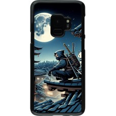 Coque Samsung Galaxy S9 - Ninja sous la lune
