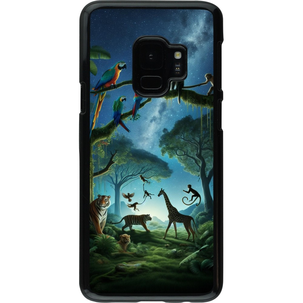 Samsung Galaxy S9 Case Hülle - Paradies der exotischen Tiere