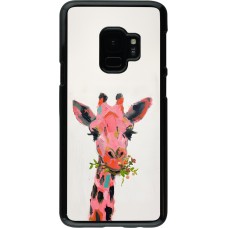 Coque Samsung Galaxy S9 - Pink Girafe Paint