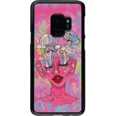 Coque Samsung Galaxy S9 - Psychedelic pink mushroom
