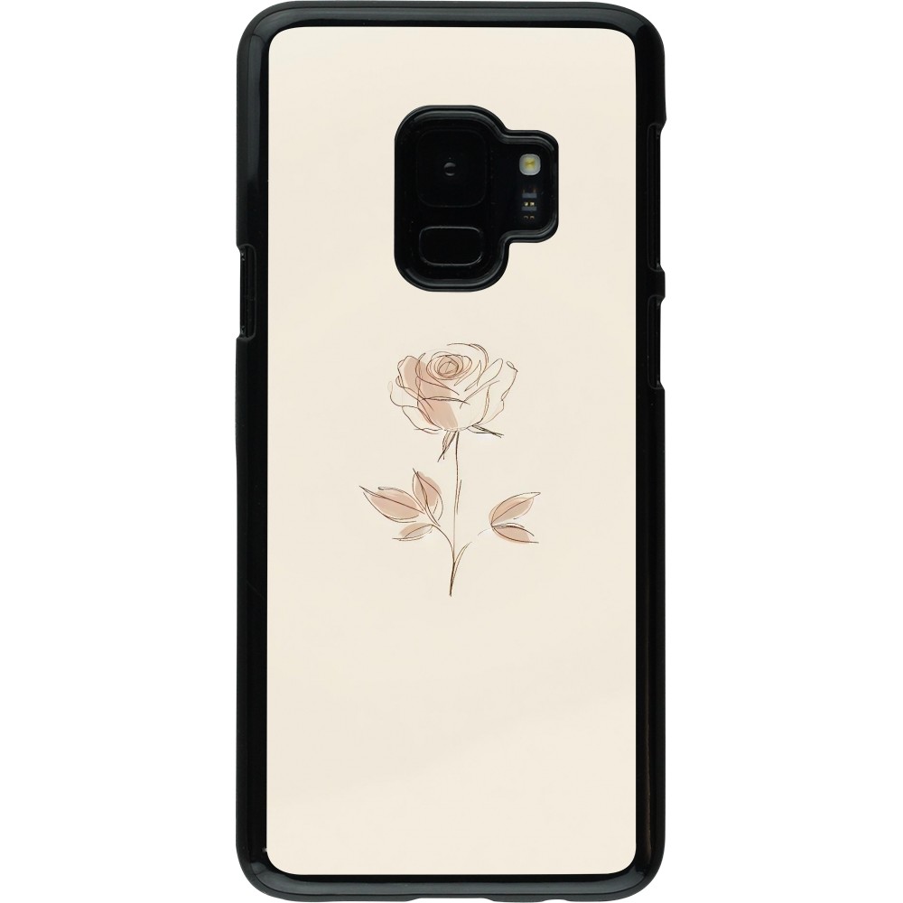Samsung Galaxy S9 Case Hülle - Rosa Sand Minimalistisch