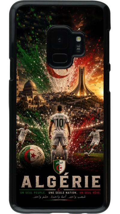 Coque Samsung Galaxy S9 - Football Algérie splash 2026