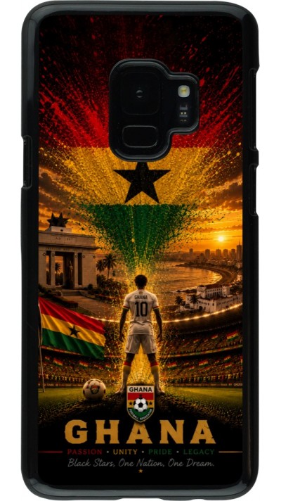 Coque Samsung Galaxy S9 - Football Ghana splash 2026