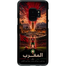 Coque Samsung Galaxy S9 - Football Maroc splash 2026
