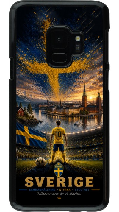 Coque Samsung Galaxy S9 - Football Suède splash 2026