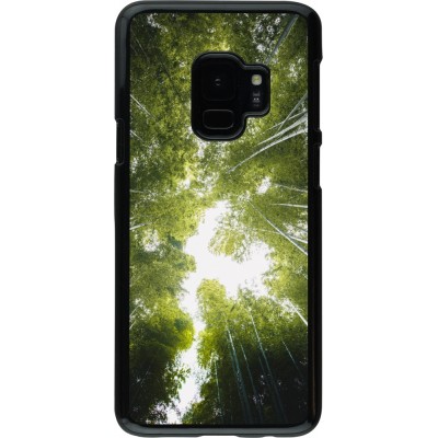 Samsung Galaxy S9 Case Hülle - Spring 23 forest blue sky