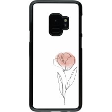 Samsung Galaxy S9 Case Hülle - Spring 23 minimalist flower