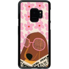 Coque Samsung Galaxy S9 - Dog with newspaper 2026