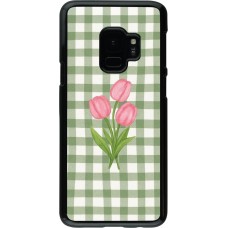 Coque Samsung Galaxy S9 - Green vichy tulips 2026