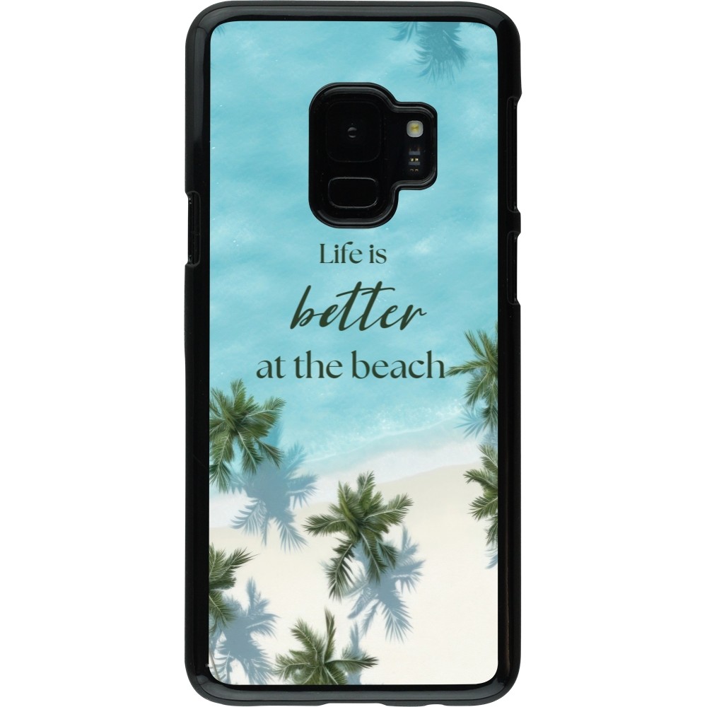 Samsung Galaxy S9 Case Hülle - Summer 2025 Life is better at the beach