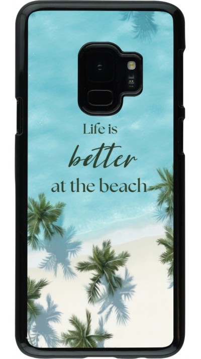 Samsung Galaxy S9 Case Hülle - Summer 2025 Life is better at the beach