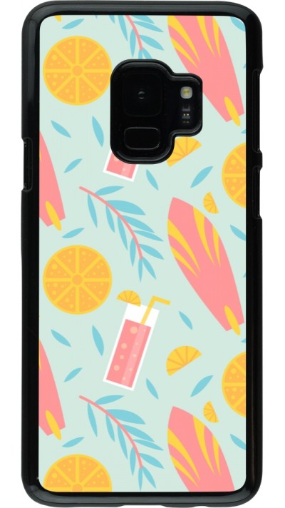 Samsung Galaxy S9 Case Hülle - Summer 2025 Pattern citron
