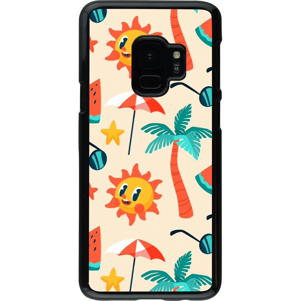 Samsung Galaxy S9 Case Hülle - Summer 2025 Pattern soleil