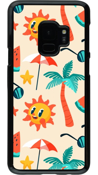 Samsung Galaxy S9 Case Hülle - Summer 2025 Pattern soleil