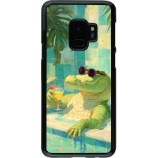 Samsung Galaxy S9 Case Hülle - Crocodile in the swimming pool Summer 2026