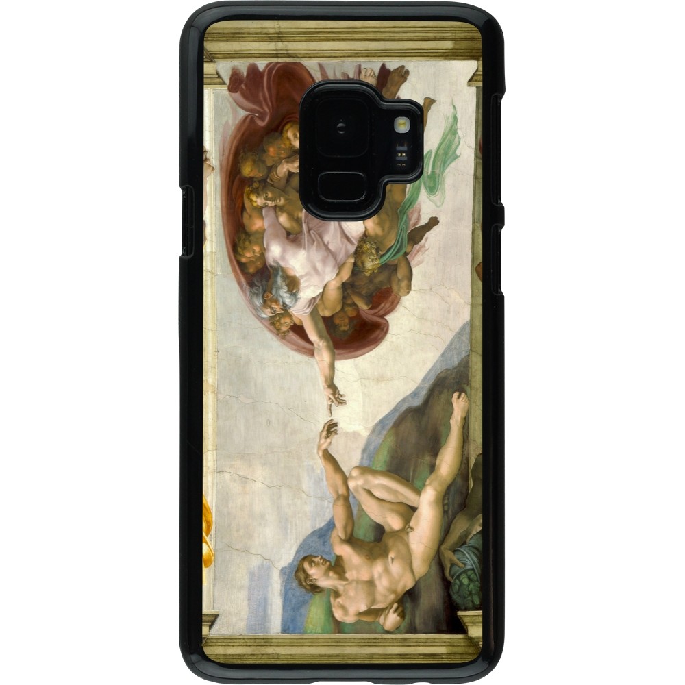 Coque Samsung Galaxy S9 - Tableau art - La Création d’Adam - Michel-Ange