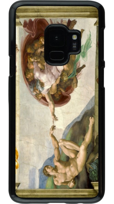 Coque Samsung Galaxy S9 - Tableau art - La Création d’Adam - Michel-Ange
