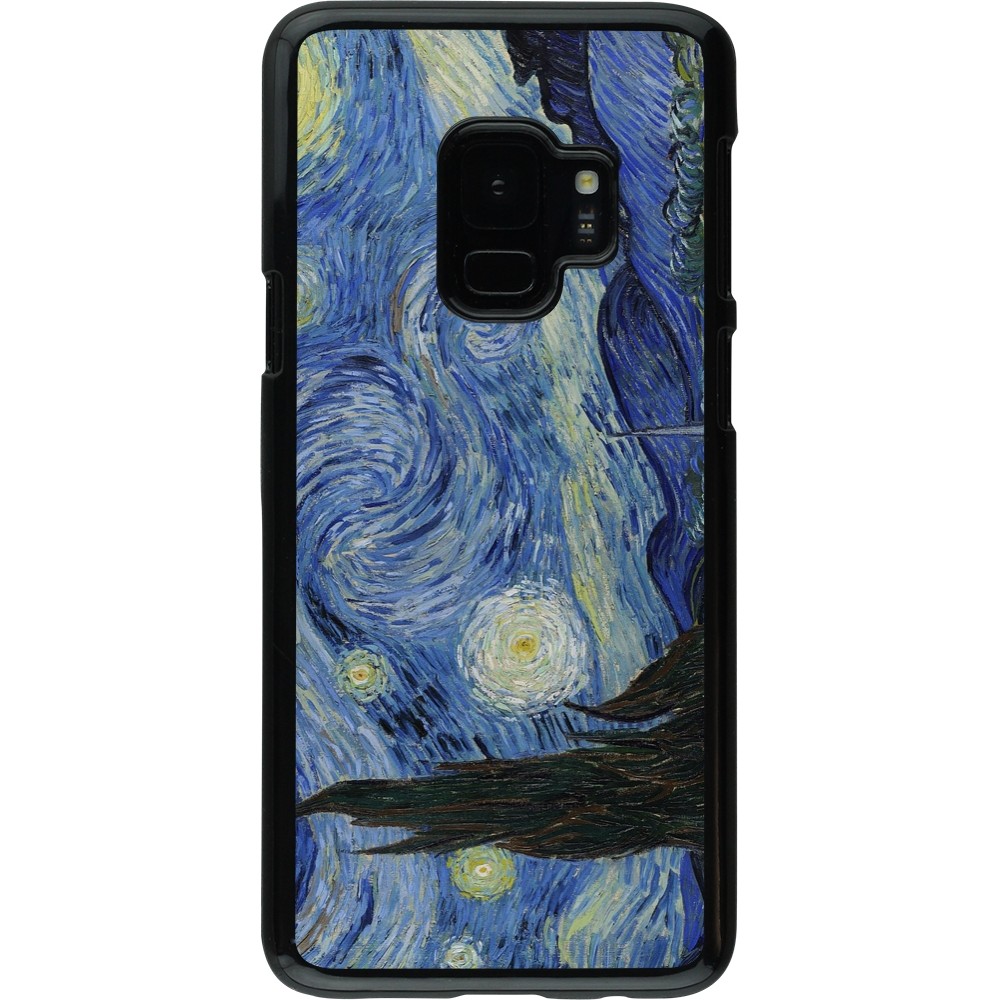Coque Samsung Galaxy S9 - Tableau art - La Nuit étoilée - Van Gogh