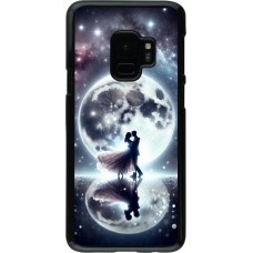 Samsung Galaxy S9 Case Hülle - Valentin 2024 Liebe unter dem Mond