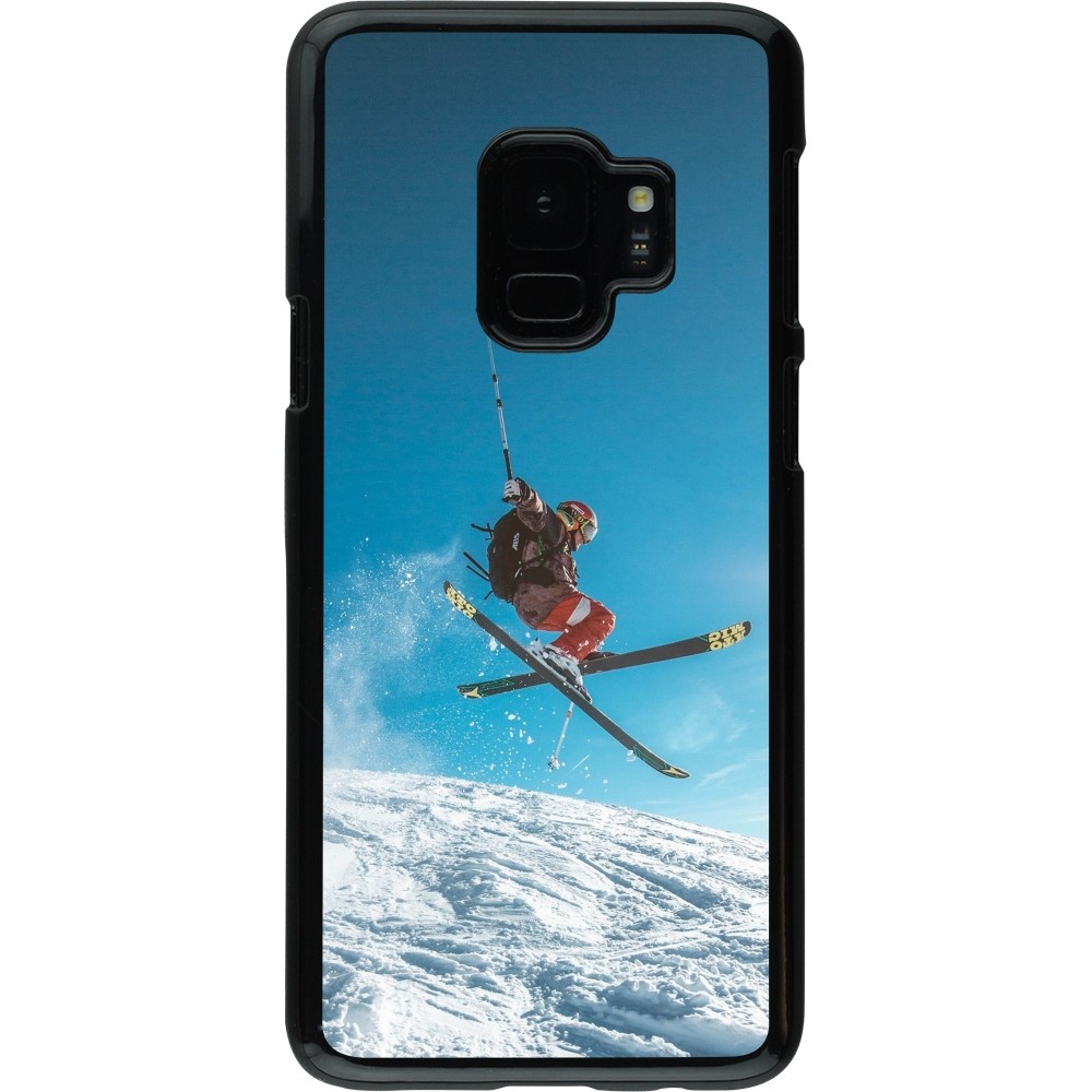 Samsung Galaxy S9 Case Hülle - Winter 22 Ski Jump