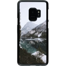 Coque Samsung Galaxy S9 - Winter 22 snowy mountain and lake