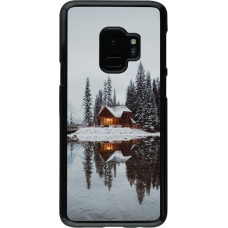 Coque Samsung Galaxy S9 - Winter 25 Winter house forest afternoon