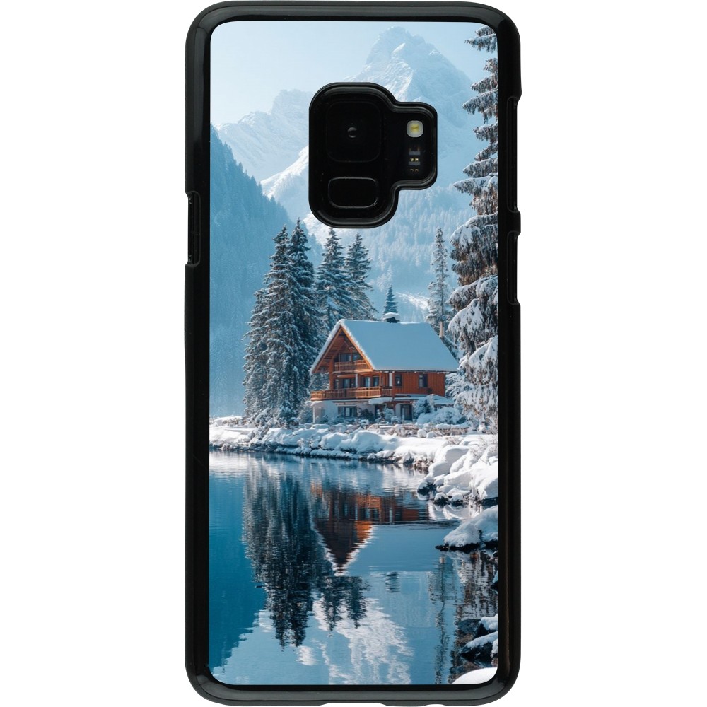 Coque Samsung Galaxy S9 - Winter 25 Winter house forest day