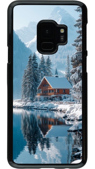 Coque Samsung Galaxy S9 - Winter 25 Winter house forest day