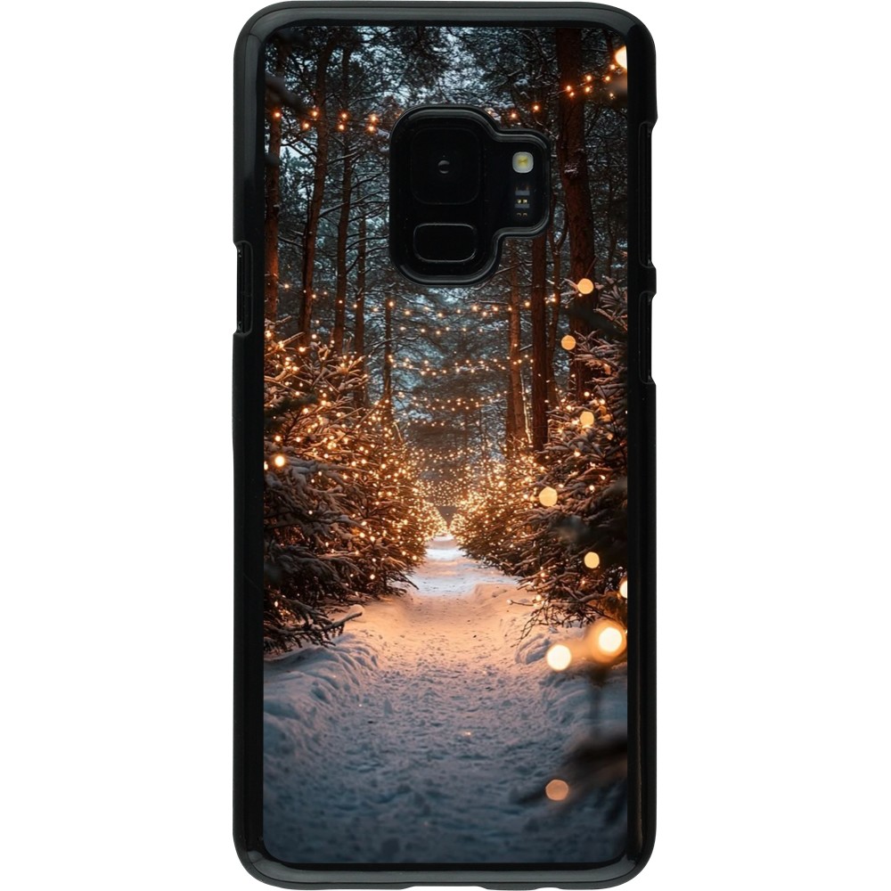 Coque Samsung Galaxy S9 - Winter 25 Winter snowy road