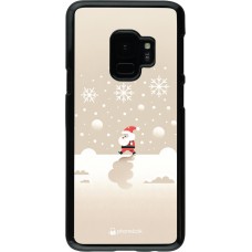 Samsung Galaxy S9 Case Hülle - Weihnachten 2023 Minimalistischer Weihnachtsmann