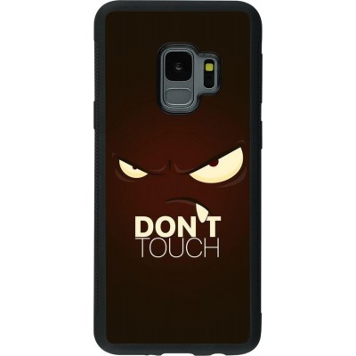 Coque Samsung Galaxy S9 - Silicone rigide noir Angry Dont Touch