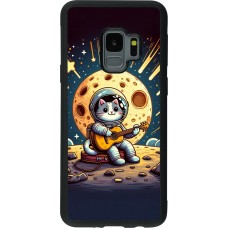 Samsung Galaxy S9 Case Hülle - Silikon schwarz AstroKatze RockMond