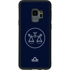 Coque Samsung Galaxy S9 - Silicone rigide noir Astrologie Balance