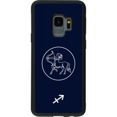 Coque Samsung Galaxy S9 - Silicone rigide noir Astrologie Sagittaire