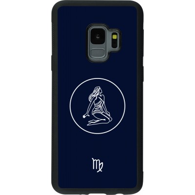 Coque Samsung Galaxy S9 - Silicone rigide noir Astrologie Vierge