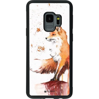 Hülle Samsung Galaxy S9 - Silikon schwarz Autumn 21 Fox