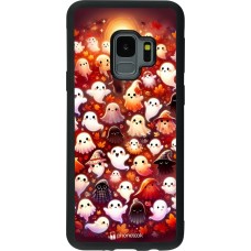 Samsung Galaxy S9 Case Hülle - Silikon schwarz Gespenster Herbst niedlich