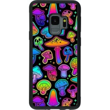 Coque Samsung Galaxy S9 - Silicone rigide noir Autumn 2024 magic mushrooms