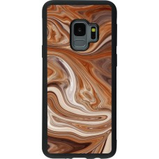 Coque Samsung Galaxy S9 - Silicone rigide noir Autumn 2024 marbe