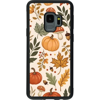 Samsung Galaxy S9 Case Hülle - Silikon schwarz Autumn 25 Autumn pattern