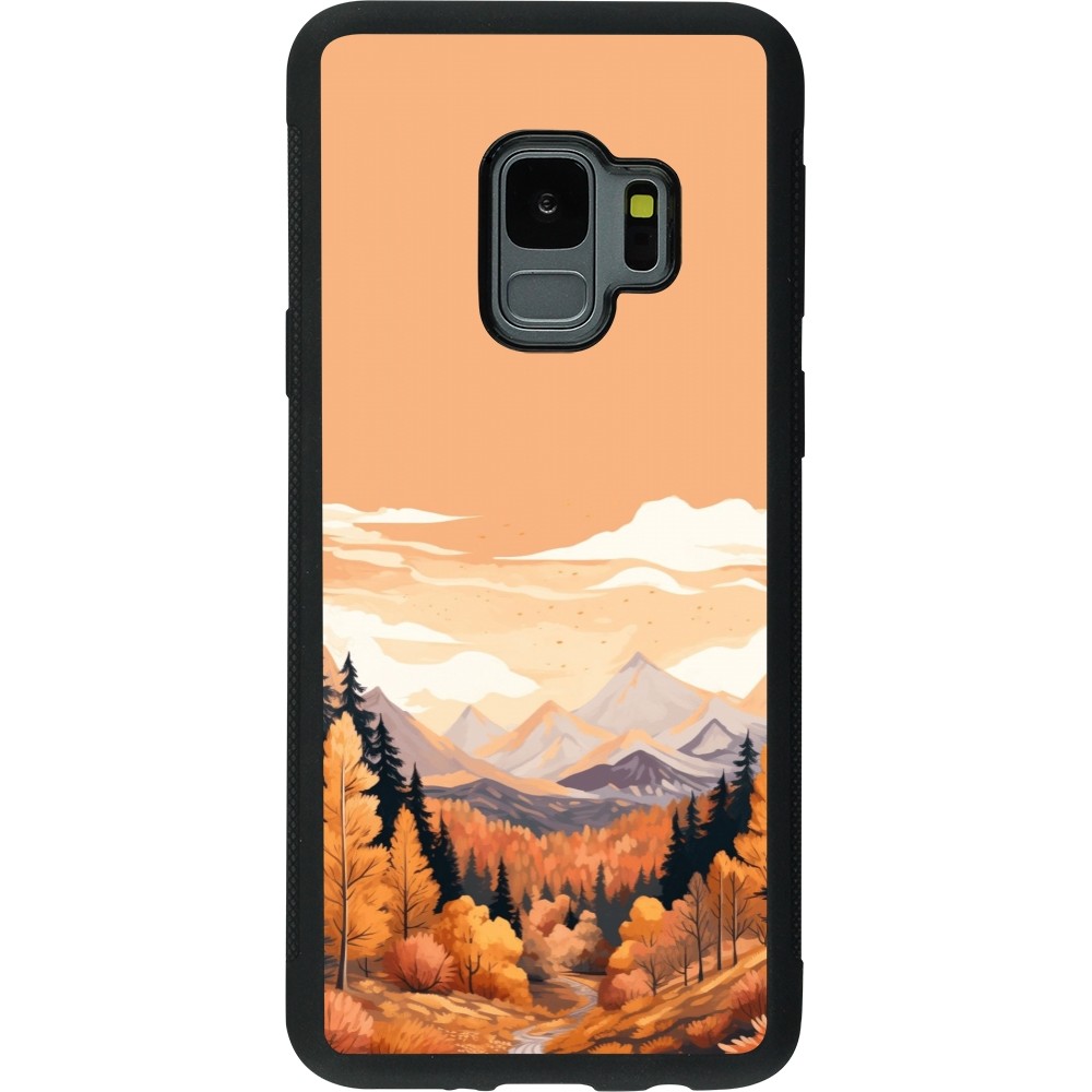 Coque Samsung Galaxy S9 - Silicone rigide noir Autumn 25 Mountains