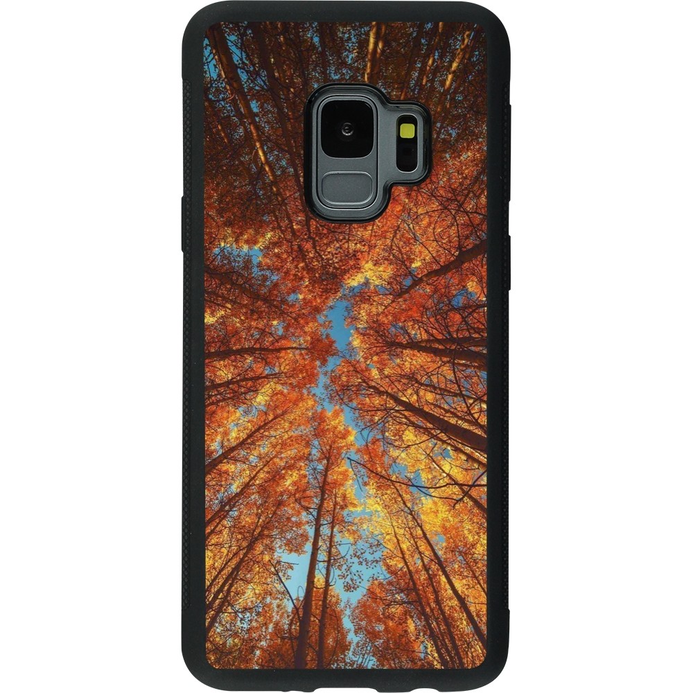 Coque Samsung Galaxy S9 - Silicone rigide noir Autumn 25 Trees
