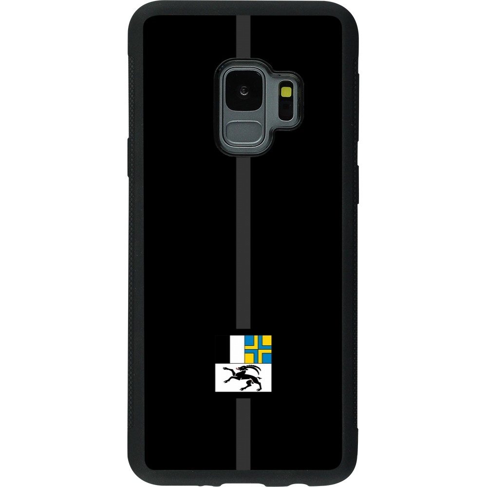Coque Samsung Galaxy S9 - Silicone rigide noir Canton GR noir